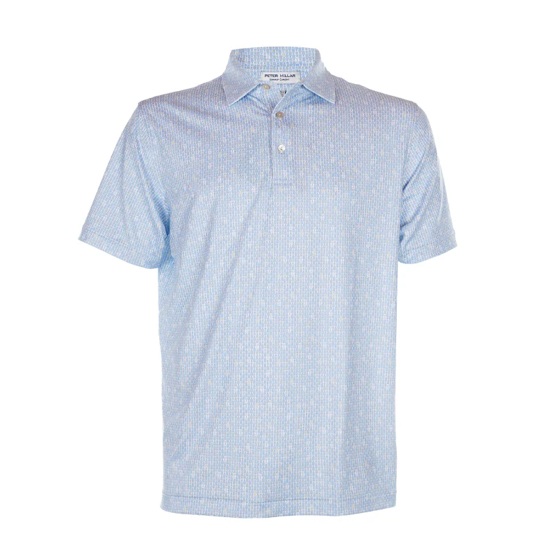 PETER MILLAR Performance Jersey Men's Polo (White)