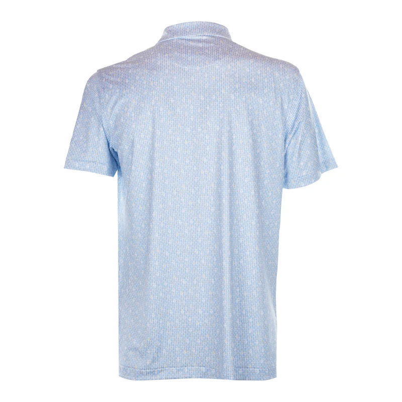PETER MILLAR Performance Jersey Men's Polo (White) - Image 2