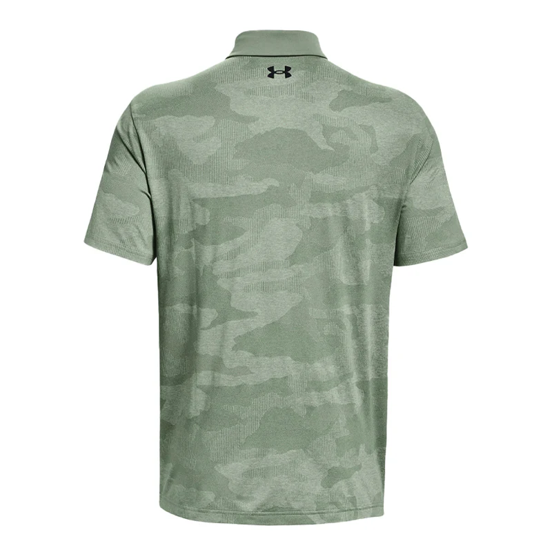 UNDER ARMOUR Playoff Camo Jacquard Men's Polo (Grove Green) - Image 2