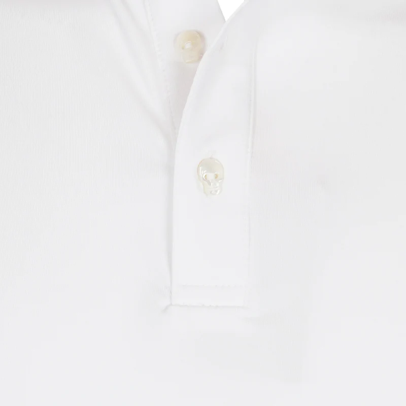 PETER MILLAR Performance Jersey Men's Polo (White) - Image 3