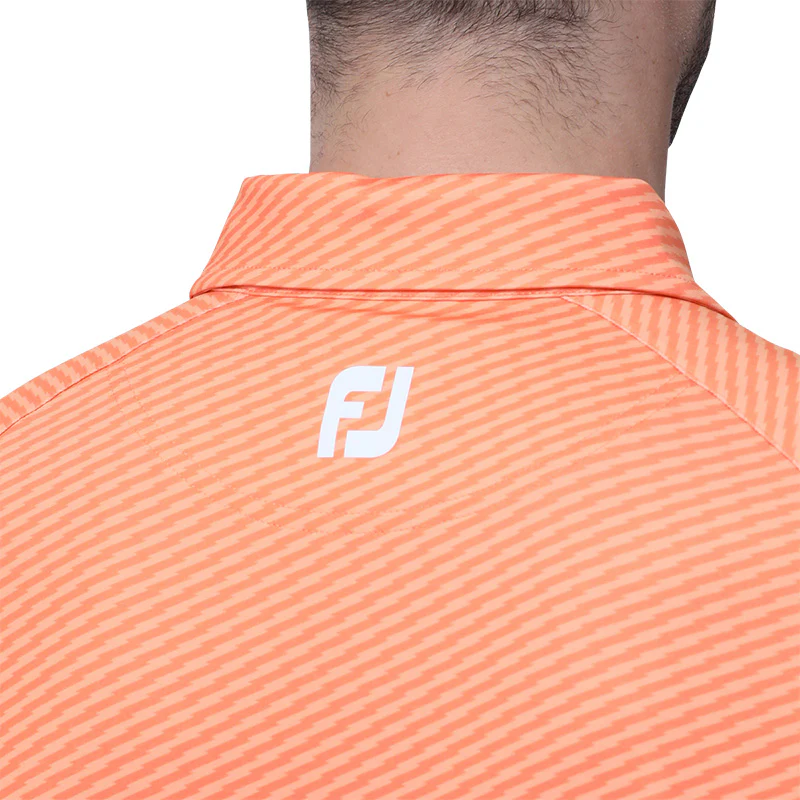 FOOTJOY Japan Men's Short Sleeve Polo (Orange) - Image 4