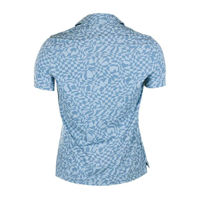 GFORE Distorted Women's Polo (Fjord) - Image 2