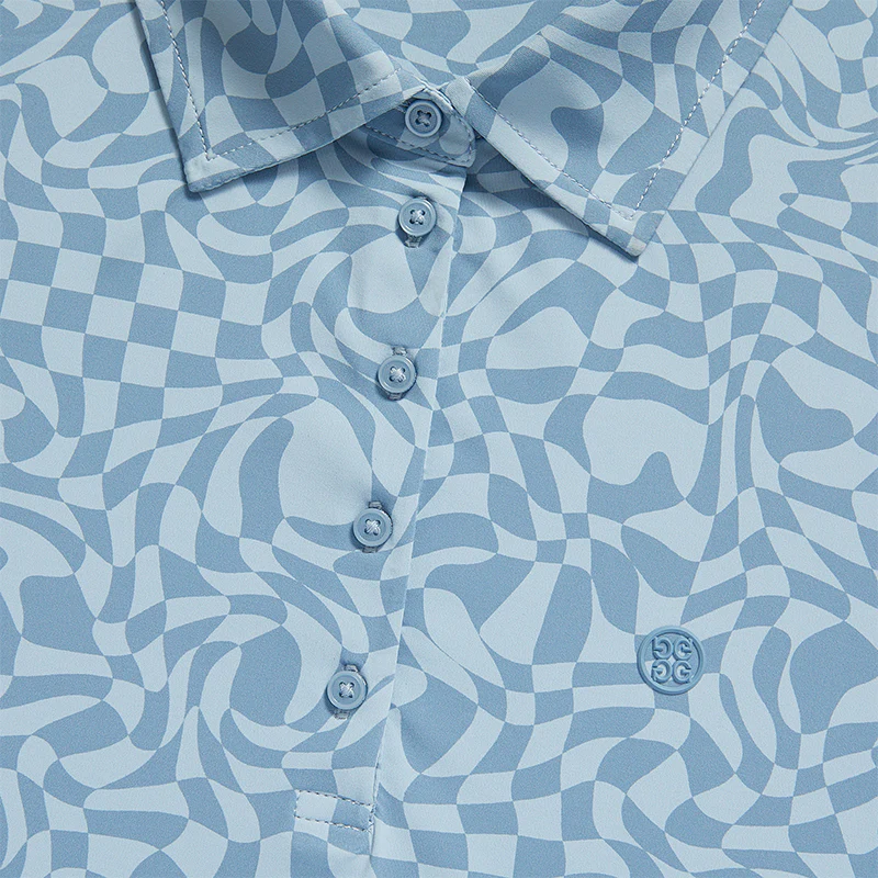 GFORE Distorted Women's Polo (Fjord) - Image 3