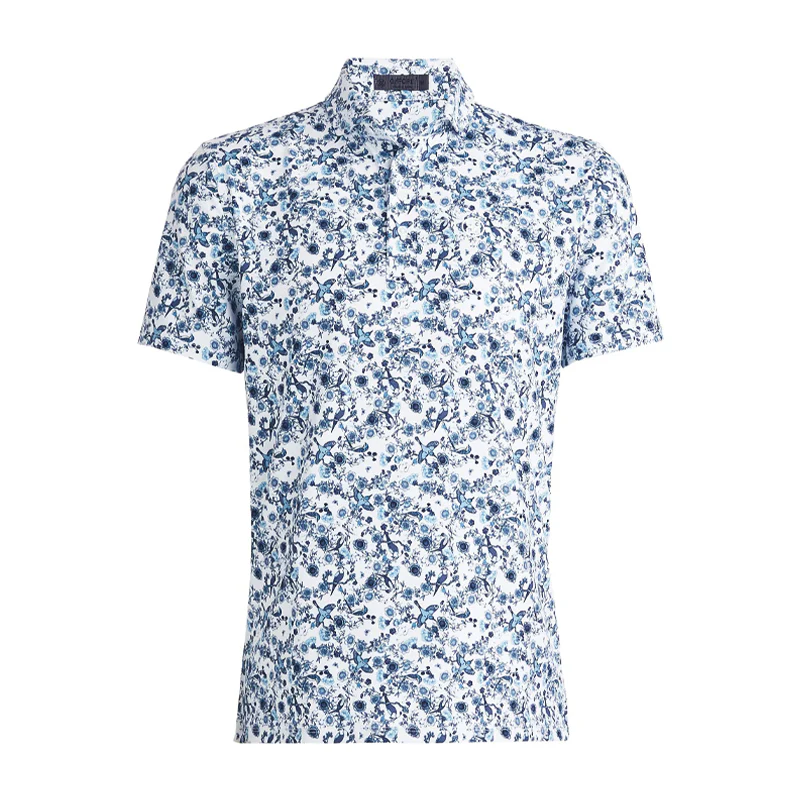 GFORE Botanic Garden Jersey Men's Polo (Ink)