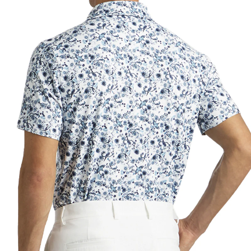 GFORE Botanic Garden Jersey Men's Polo (Ink) - Image 4