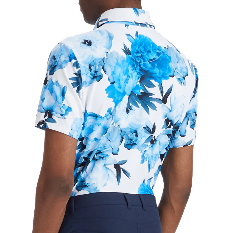 GFORE Photo Floral Jersey Men's Polo (Racer) - Image 4