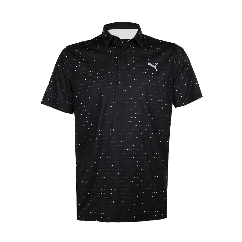 PUMA Keys Men's Polo (Black/White Glow)