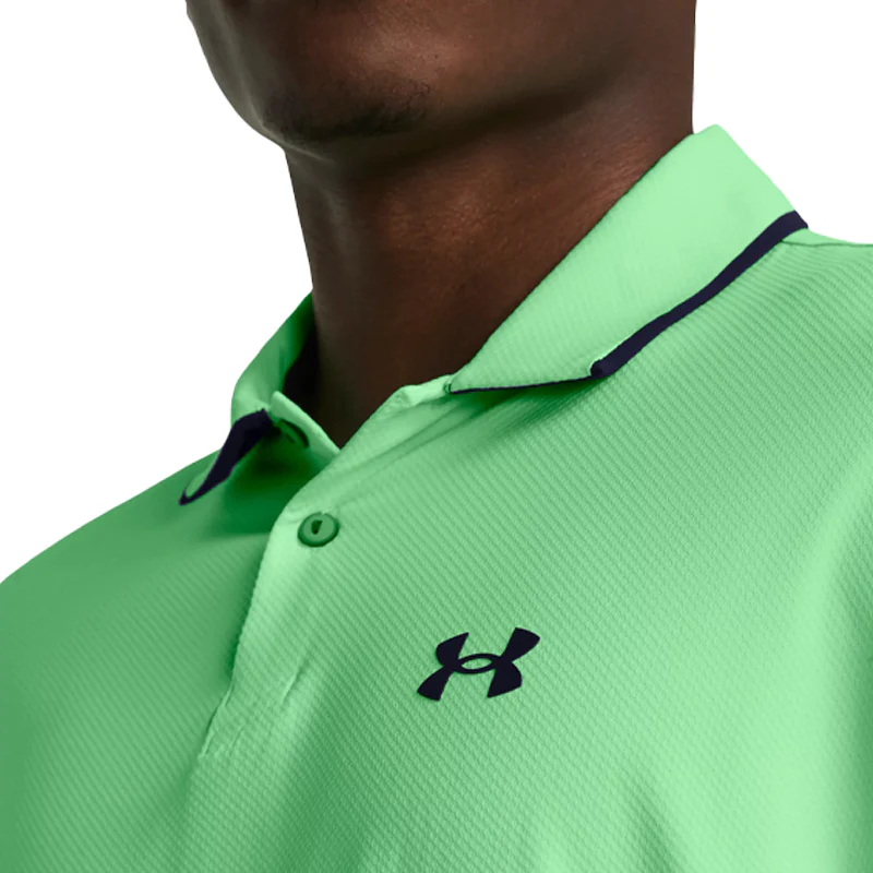 UNDER ARMOUR Iso-Chill Men's Polo (Matrix Green) - Image 3