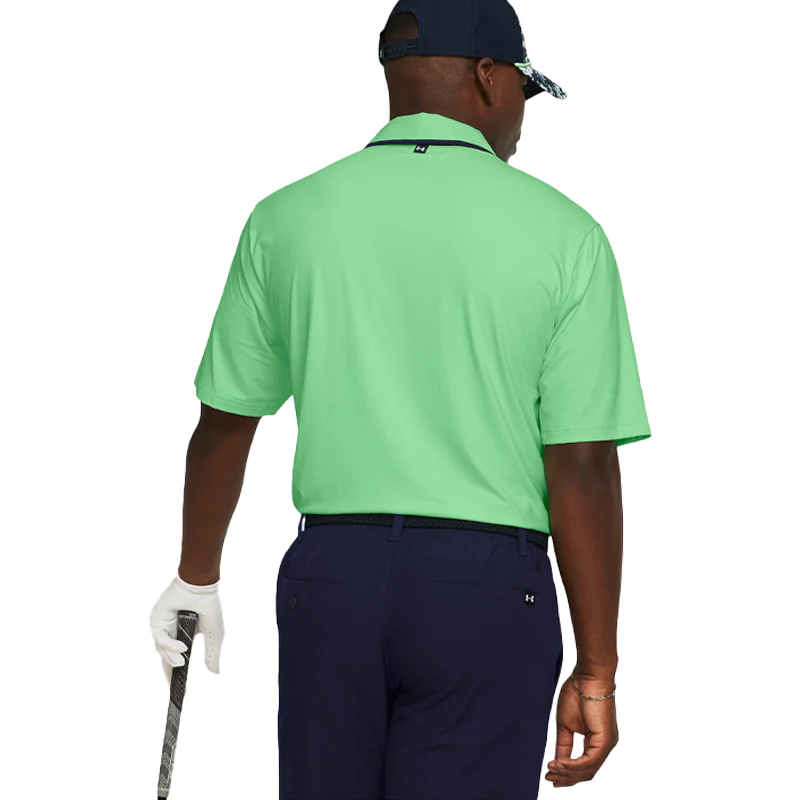 UNDER ARMOUR Iso-Chill Men's Polo (Matrix Green) - Image 4