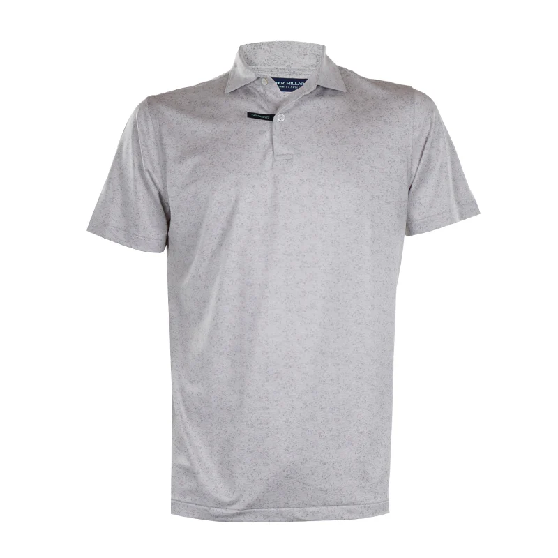 PETER MILLAR Riviera Performance Jersey Men's Polo (British Grey)
