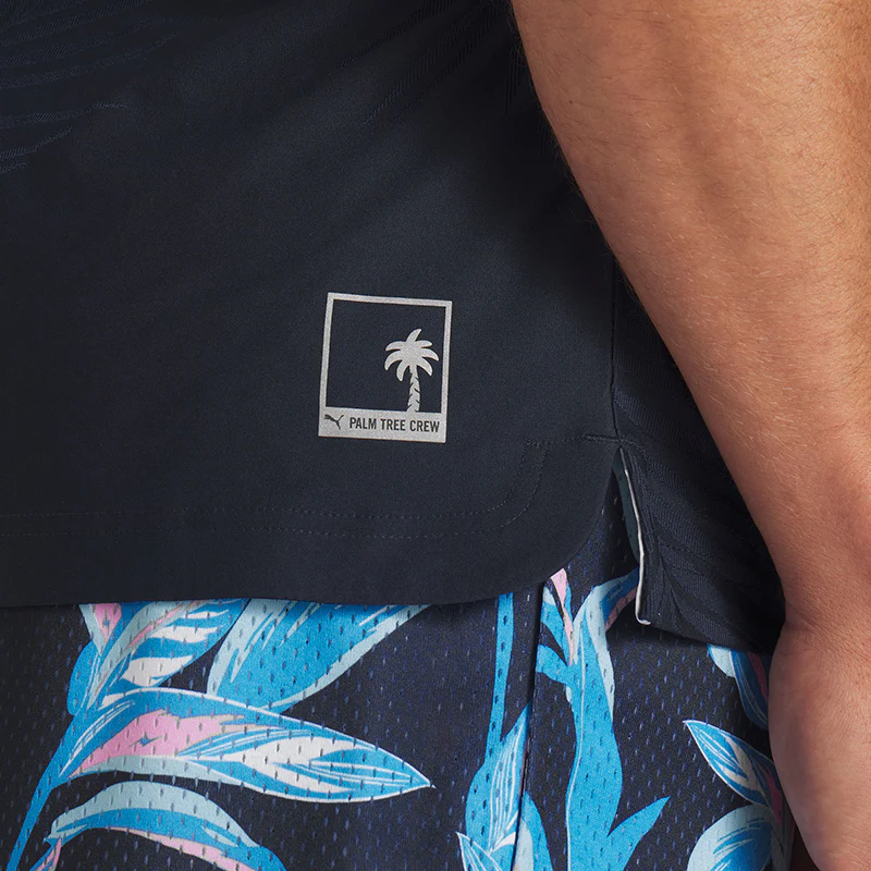 PUMA x PTC Jacquard Men's Polo (Deep Navy) - Image 4