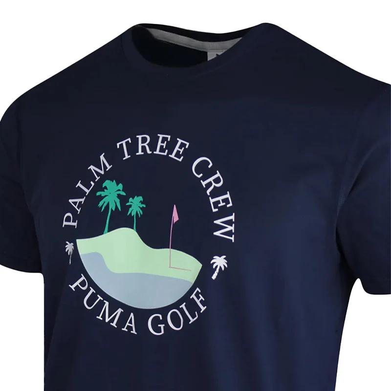 PUMA x PTC Island Men's Shirt (Deep Navy) - Image 4