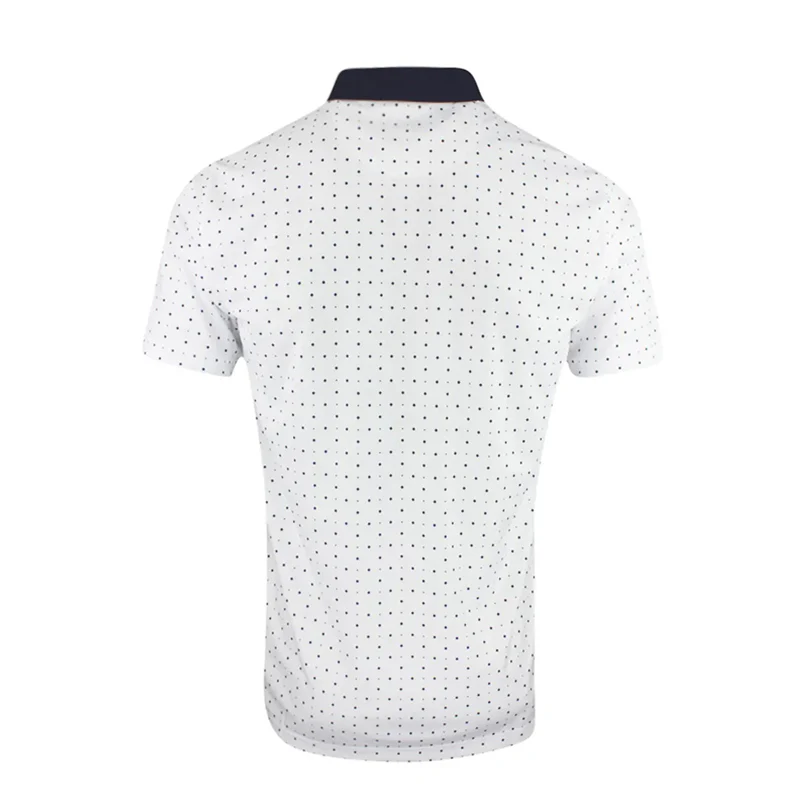 PUMA Pure Geo Men's Polo (White/Navy) - Image 2