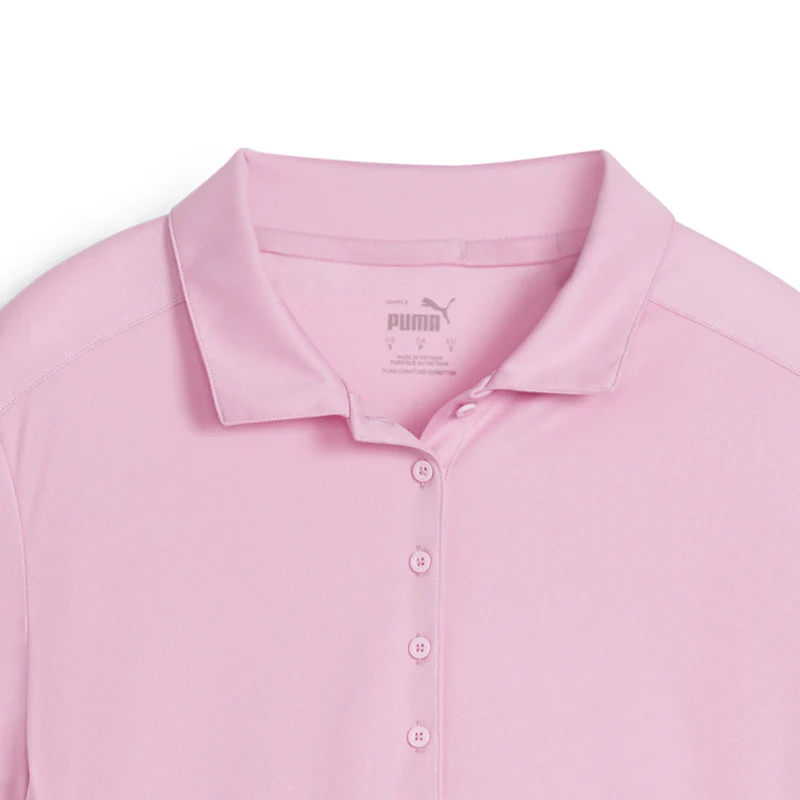 PUMA Pure Women's Polo (Pink Icing) - Image 3
