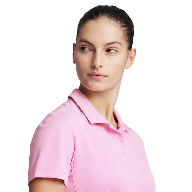PUMA Pure Women's Polo (Pink Icing) - Image 4