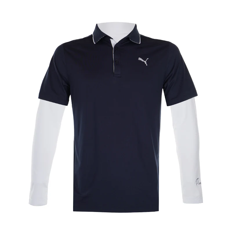 PUMA Japan Stretch Smooth Men's Polo Set (Deep Navy)