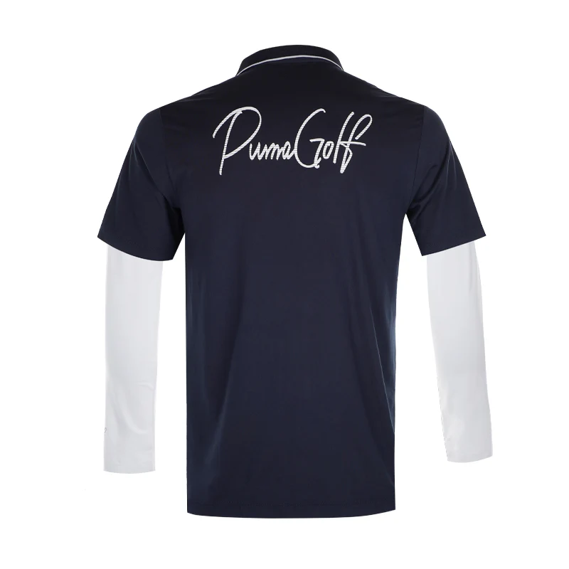 PUMA Japan Stretch Smooth Men's Polo Set (Deep Navy) - Image 2