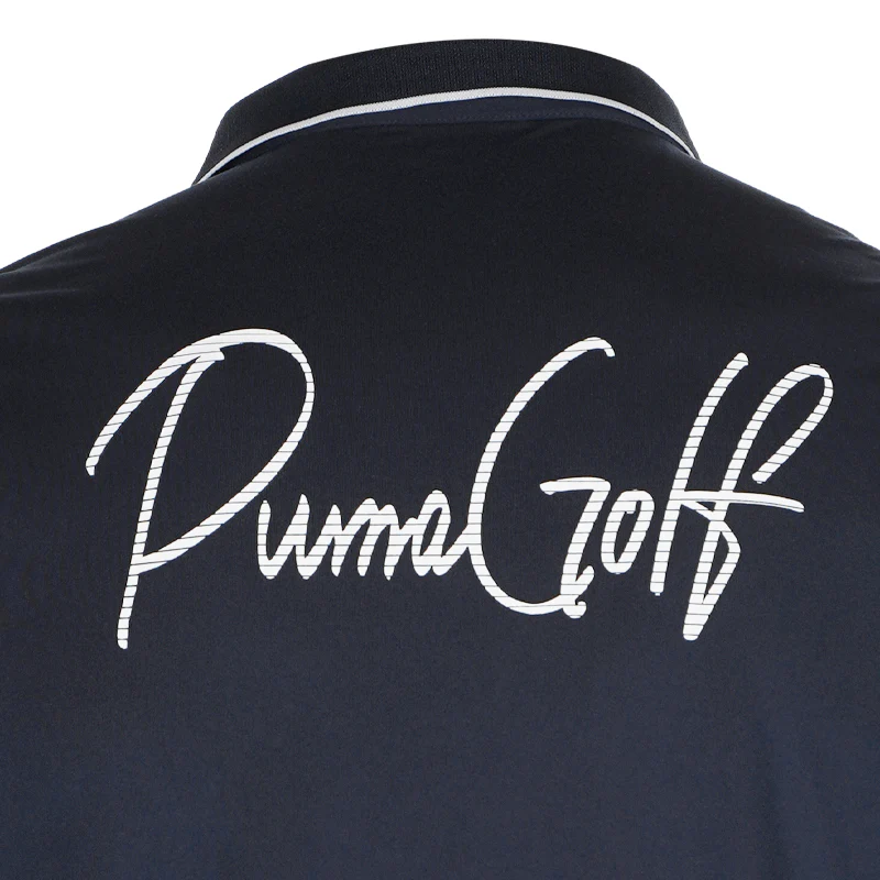 PUMA Japan Stretch Smooth Men's Polo Set (Deep Navy) - Image 4
