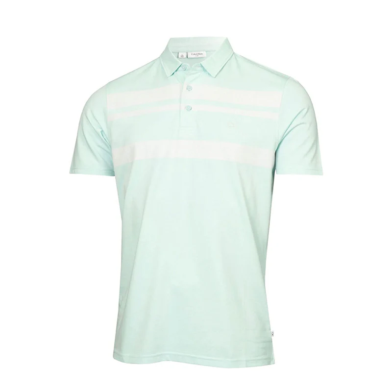 CALVIN KLEIN Fort Jackson Men's Polo (Aqua)
