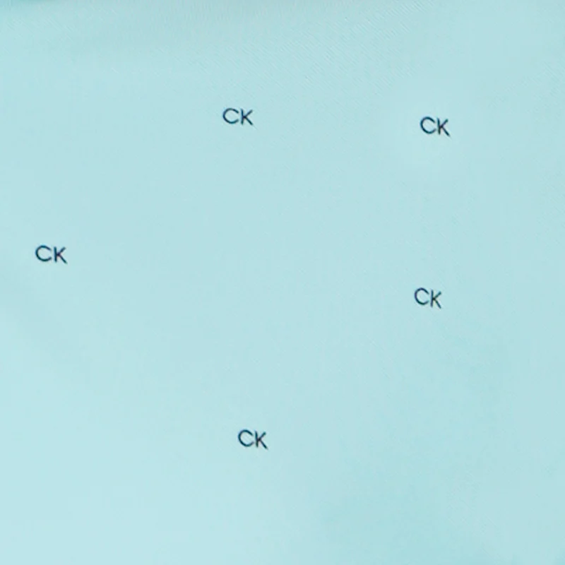 CALVIN KLEIN Monogram Men's Polo (Aqua) - Image 4