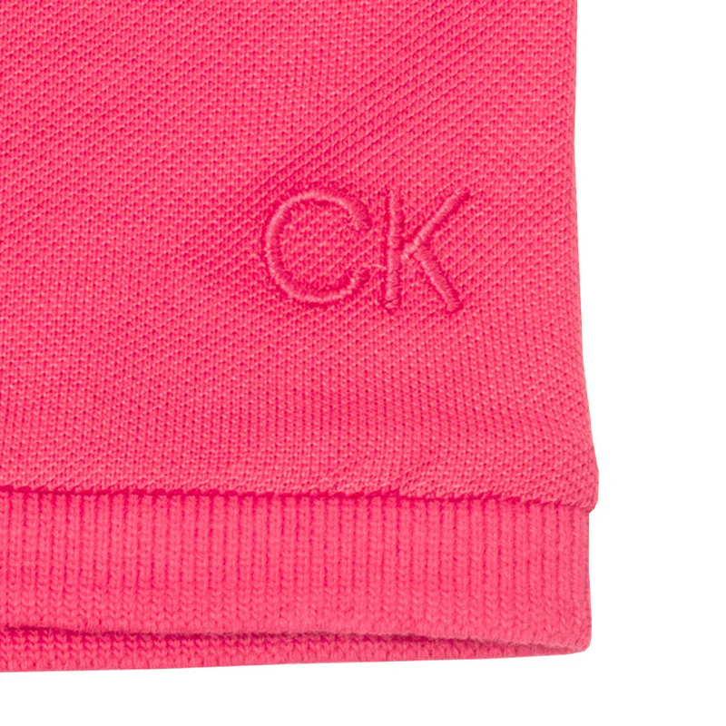 CALVIN KLEIN Brightmeadow Women's Polo (Berry Pink) - Image 4