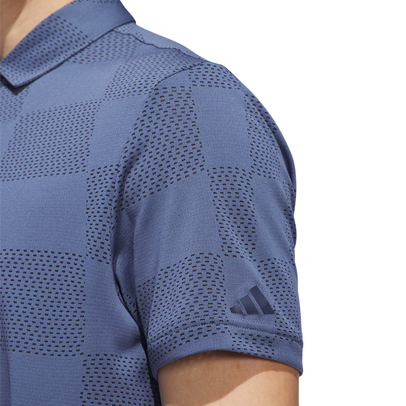 ADIDAS Ultimate365 Textured Men's Polo (Ink) - Image 3