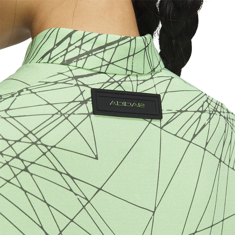 ADIDAS Essential Women's Graphic Polo (Green) - Image 4