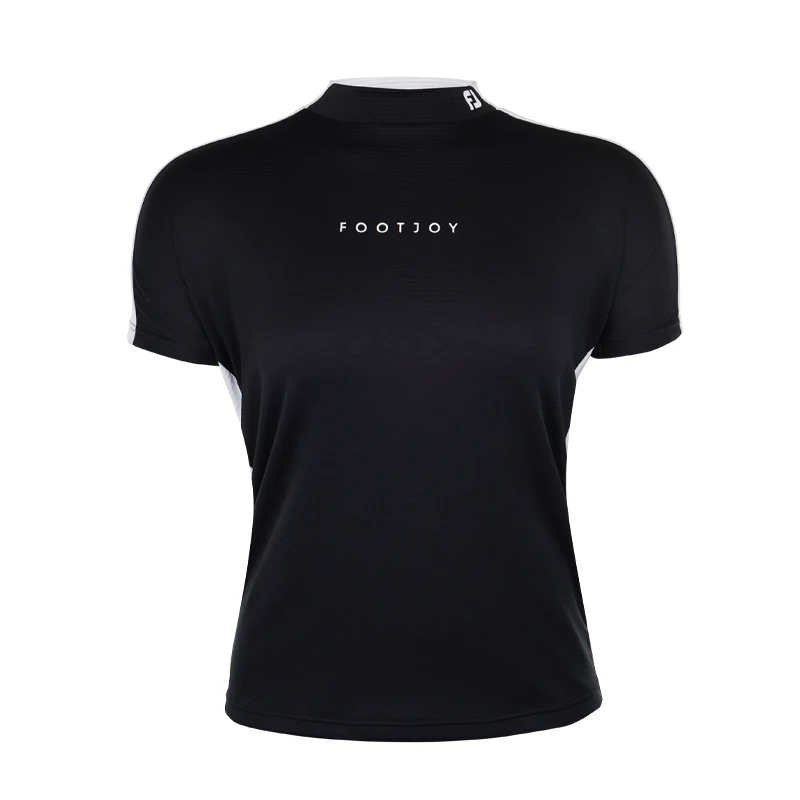 FOOTJOY Japan Solid Women's Mock Neck Shirt (Black)