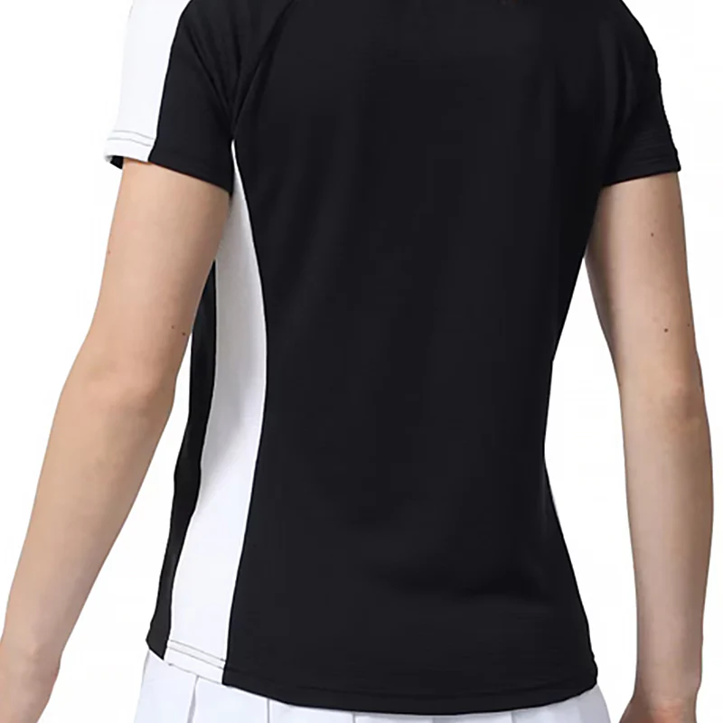 FOOTJOY Japan Solid Women's Mock Neck Shirt (Black) - Image 4