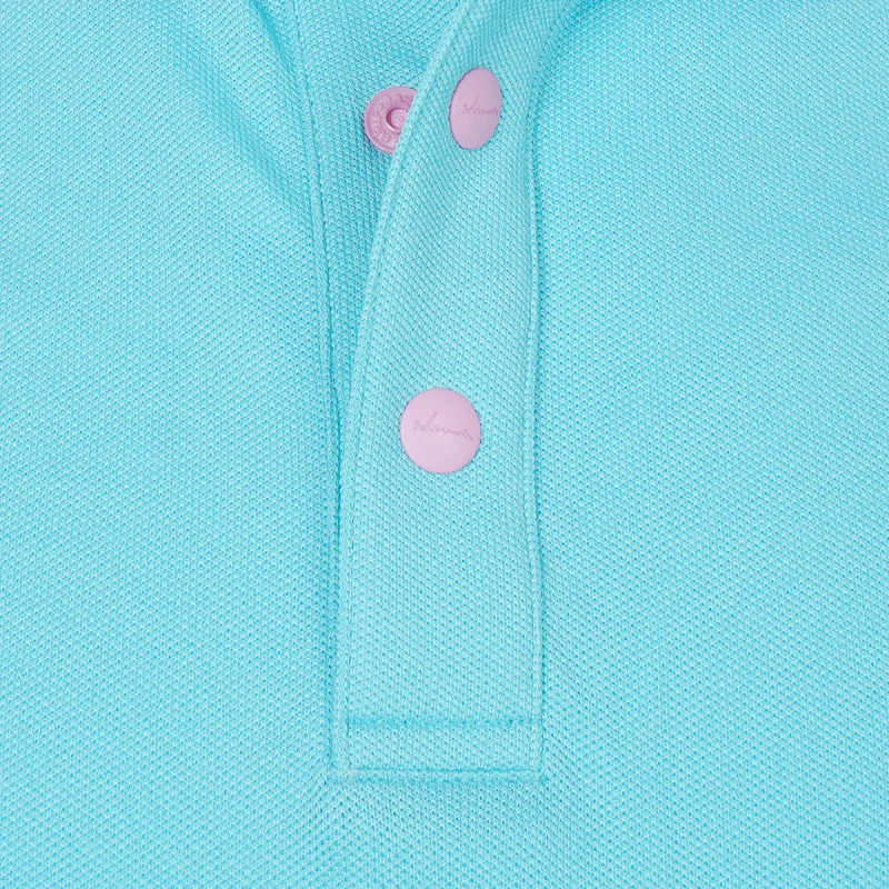 HONMA Hype Golf Men's Polo (Turquoise) - Image 3
