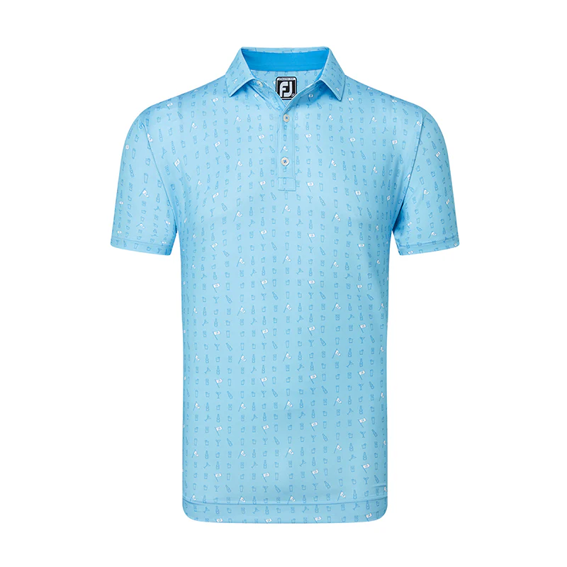 FOOTJOY The 19th Hole Lisle Men's Polo (Blue Sky)
