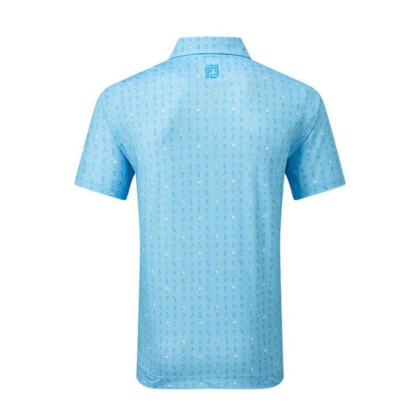 FOOTJOY The 19th Hole Lisle Men's Polo (Blue Sky) - Image 2