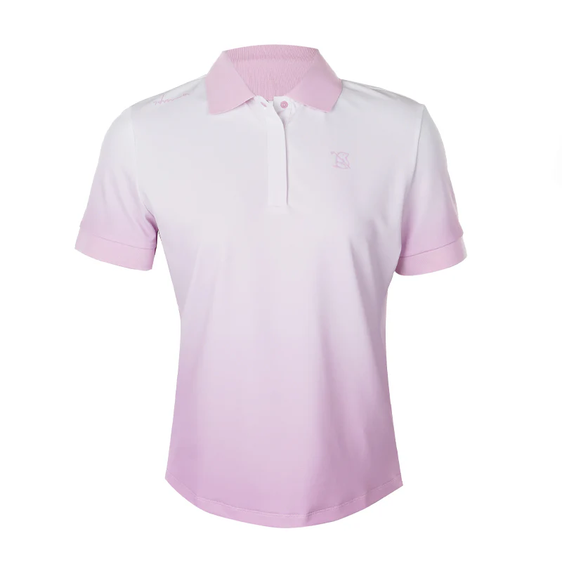 HONMA Hype Golf Women's Polo (White/Pink)