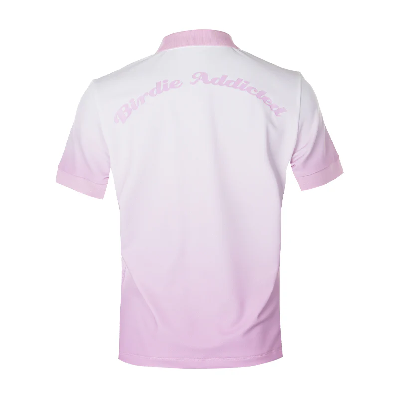 HONMA Hype Golf Women's Polo (White/Pink) - Image 2