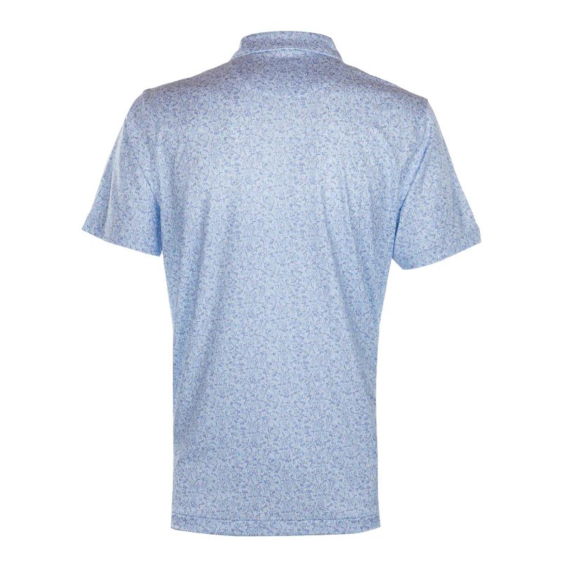 PETER MILLAR Dazed Performance Jersey Men's Polo (White/Bonnet) - Image 2