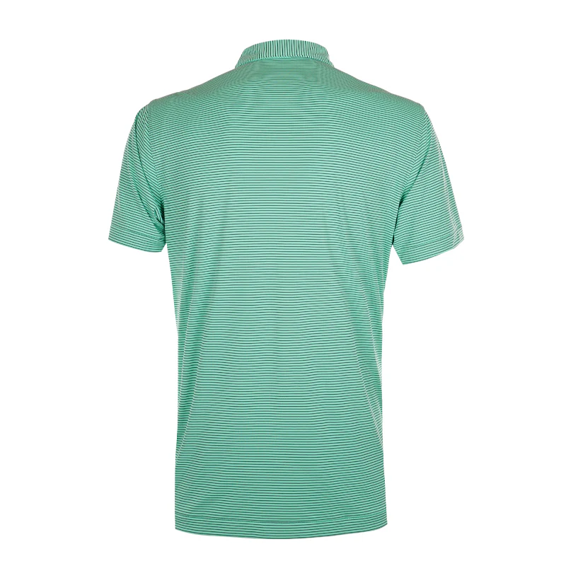 PETER MILLAR Feather Stripe Men's Polo (Summer Meadow) - Image 2