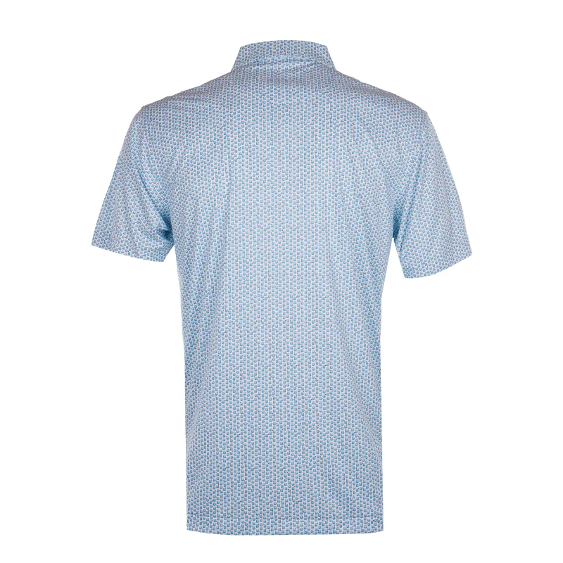 PETER MILLAR On The Rocks Men's Polo (Snow) - Image 2