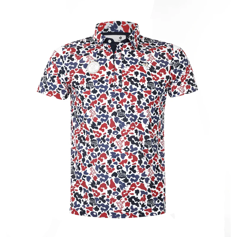 LE COQ SPORTIF GOLF Rooster Men's Polo (White)
