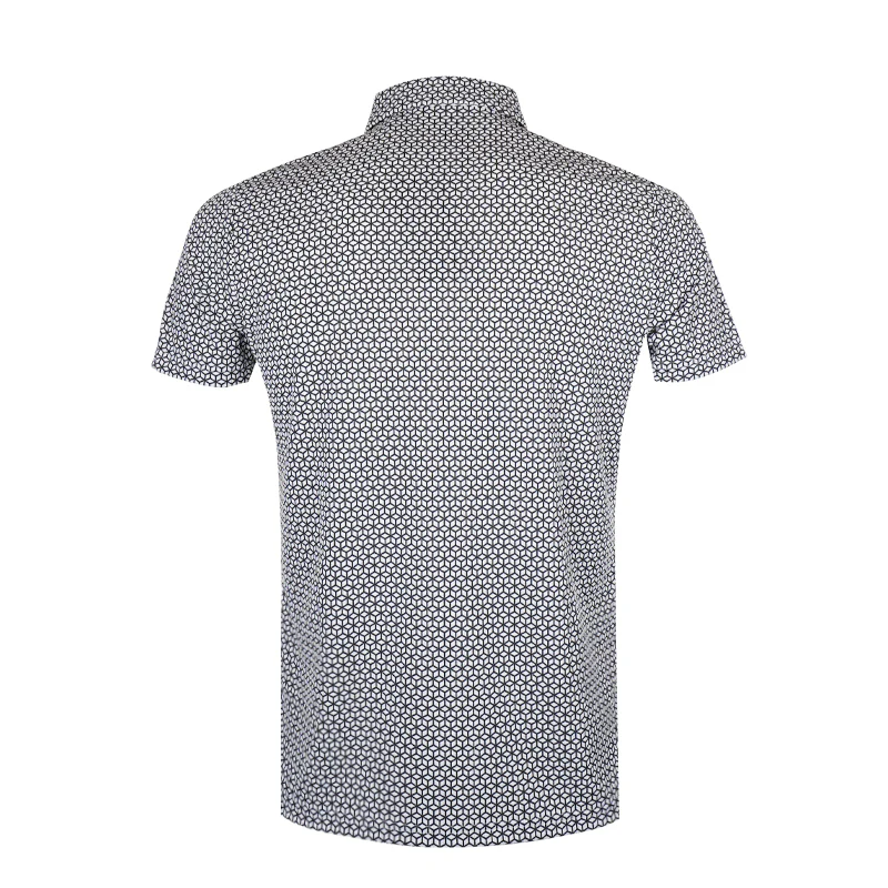 TAYLORMADE T-Ice Hex Men's Polo (White) - Image 2