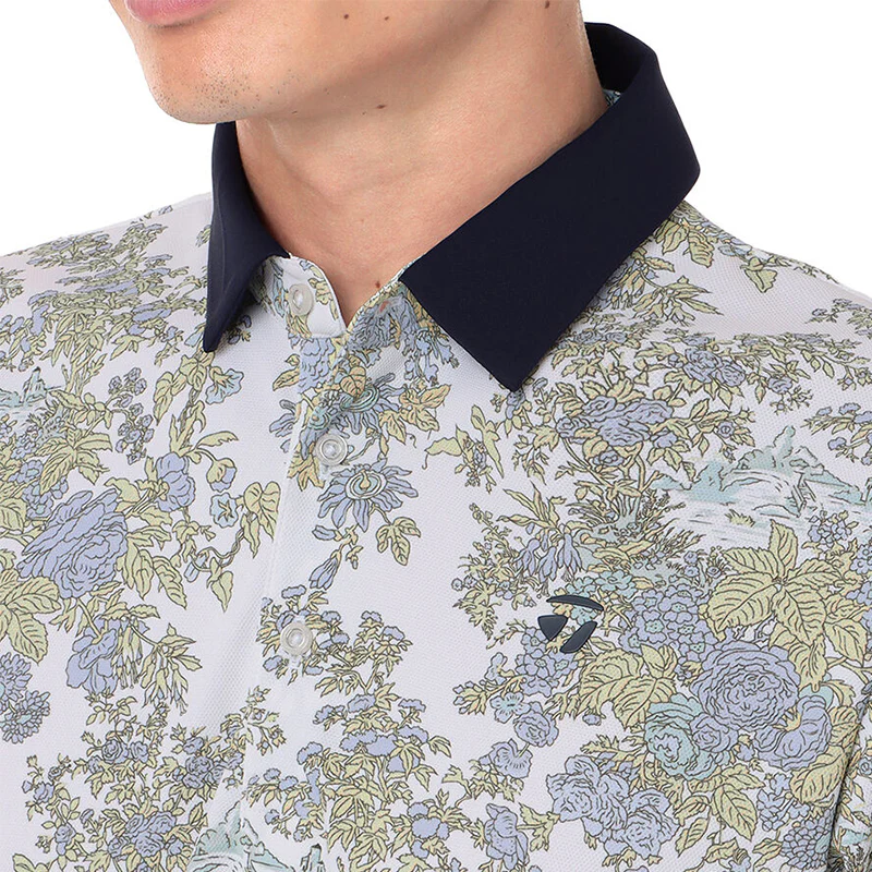 TAYLORMADE Liberty Men's Polo (White) - Image 3