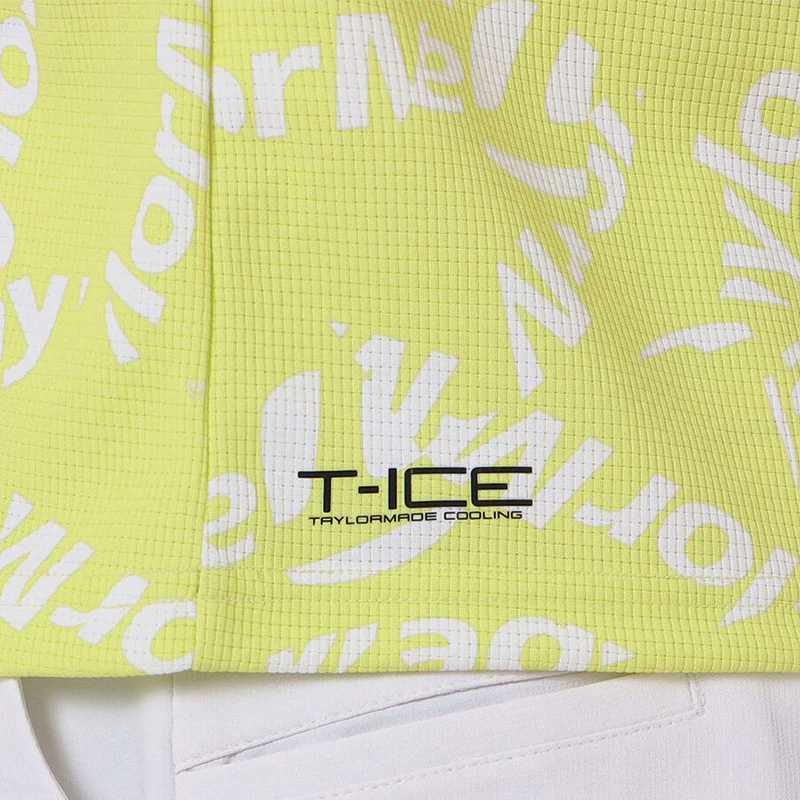TAYLORMADE Graphic Men's Polo (Lemon) - Image 4