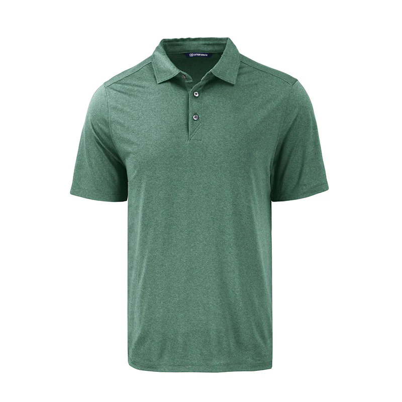 CUTTER & BUCK Forge Eco Stretch Recycled Men's Polo (Dark Hunter Heather)