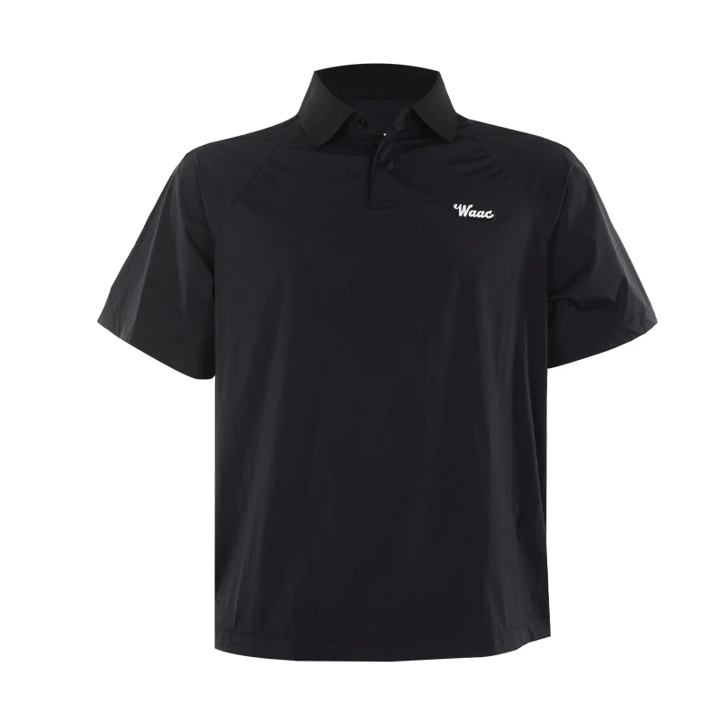 WAAC Korea Logo Hybrid Men's Polo (Black)