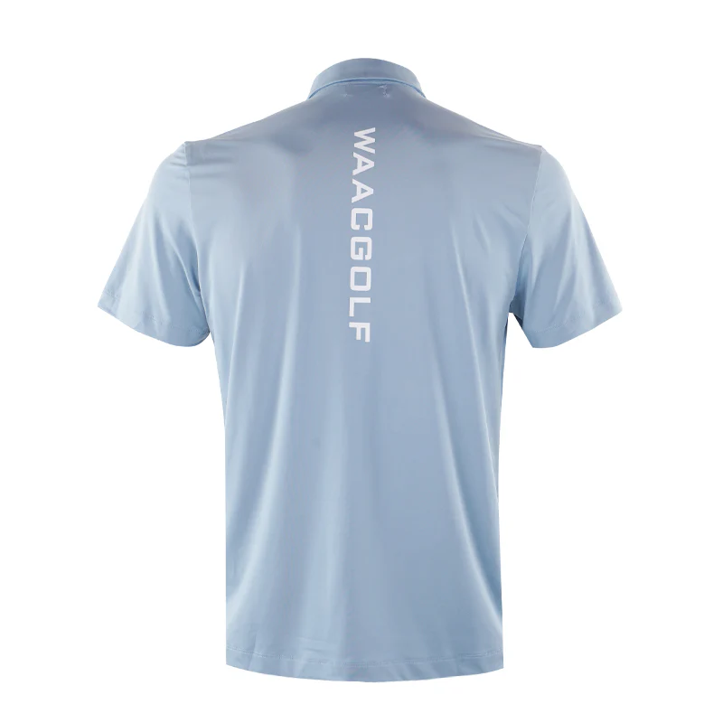 WAAC Korea Players Edition Men's Polo (Light Blue) - Image 2