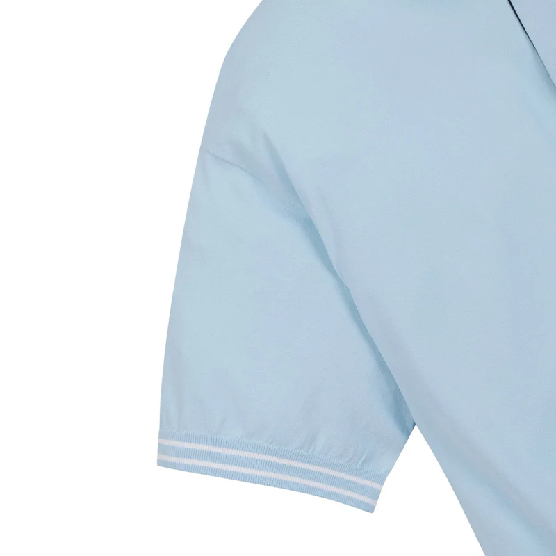 WAAC Korea Jersey Men's Polo (Light Blue) - Image 4