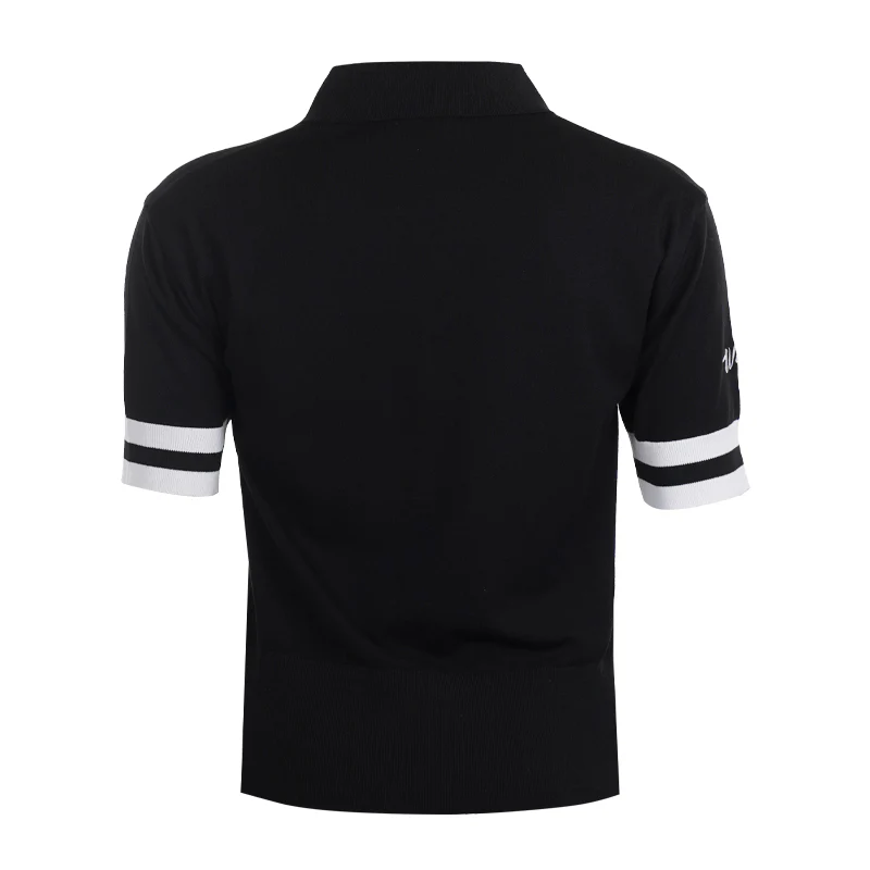 WAAC Korea Knit Women's Polo (Black) - Image 2