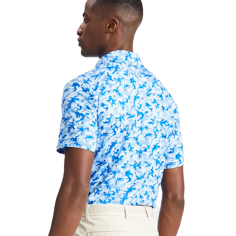 GFORE Mapped Camo Men's Jersey Polo (Baja) - Image 2