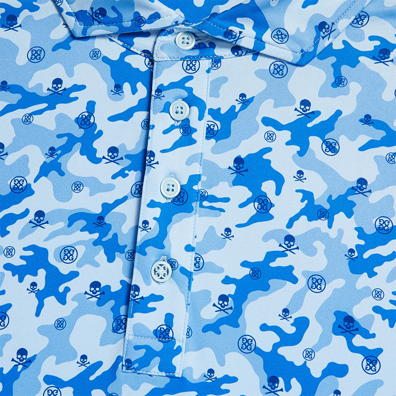 GFORE Mapped Camo Men's Jersey Polo (Baja) - Image 3