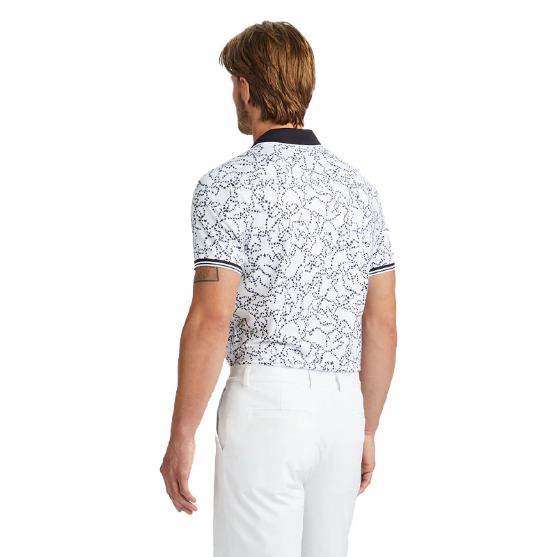 GFORE Star Dust Rib Men's Polo (Snow) - Image 2