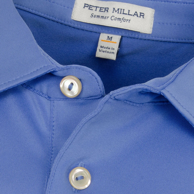 PETER MILLAR Solid Performance Jersey Men's Polo (Bonnet) - Image 2